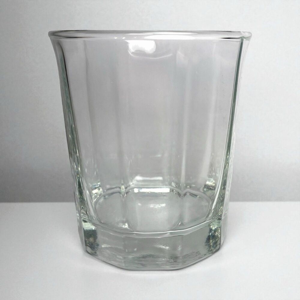 Anchor Hocking Essex Clear Double Old Fashioned Glass 3 3/4”